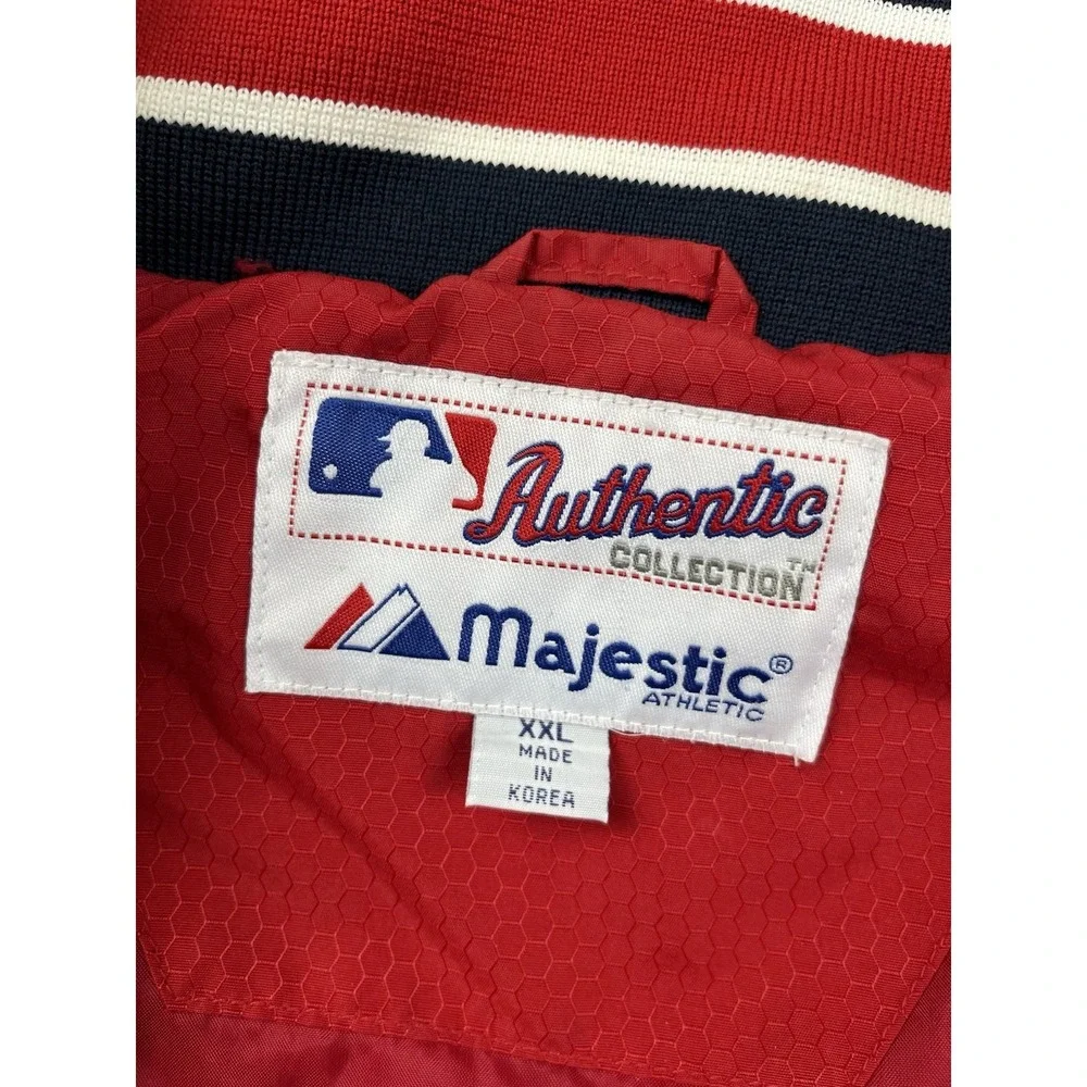Vintage Anaheim Angels Majestic Men's XXL 2XL Authentic Dugout Bomber Jacket MLB